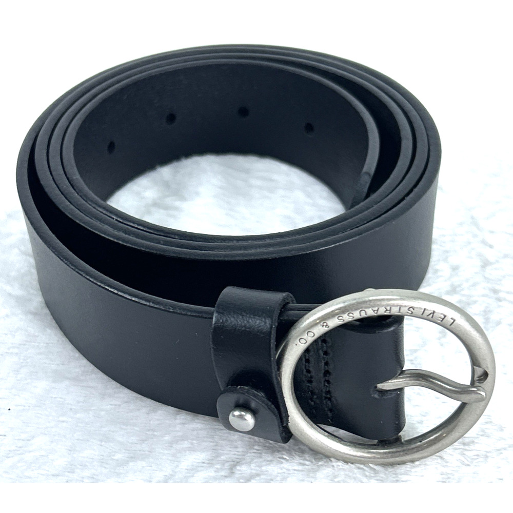 LEVI'S Black Genuine Leather Belt Size XX-Large 46/48 10LV020006